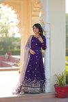 KA 1206 Star Georgette With Gown With Dupatta Wholesalers In Delhi